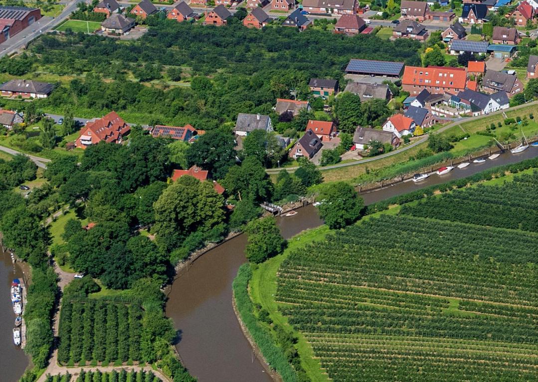 Fewo Blankenese Im Haus Luehegarten Gruenendeich Экстерьер фото